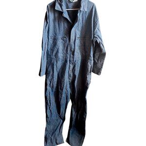 Key Vintage Coveralls Herringbone 48 Short Workwear Mens USA 90's  Distress